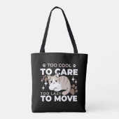 Ontspannen & Luie Vibes voor Cat Lovers Design Tote Bag (Achterkant)