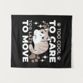 Ontspannen & Luie Vibes voor Cat Lovers Design Wandkleed (Voorkant (horizontaal))