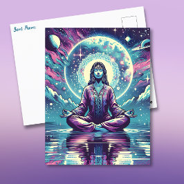 Ontspannen Meditatie Ruimte en Reflectie Briefkaart