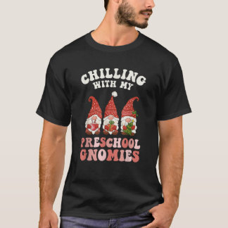 Ontspannen met mijn kleuter gnomië leraren Kerstmi T-shirt