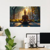 Ontspannen met yoga poster (Thuiskantoor)