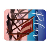 ontspannen | Motivatie strand, oceaanmagneet Magneet (Horizontaal)