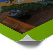 Ontspannen op het strand (het hele afbeelding) poster (Hoek)