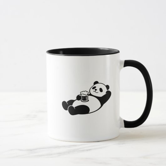 Ontspannen Panda Mok (Rechts)