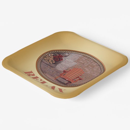 Ontspannen - Papieren Bord (Gebogen)