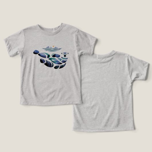 Ontspannen polair Beer (Ontwerp Voorkant & Achterkant)