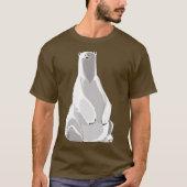 Ontspannen Polar Beer - Minimalistische kunst T-shirt (Voorkant)