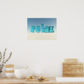 ontspannen poster (Keuken)
