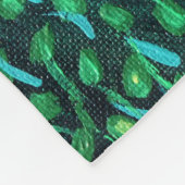 Ontspannen schilderij van rivierotter fleece deken (Hoek)