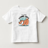 Ontspannen Shiba Inu Art: gewoon een Shiba die laa Kinder Shirts (Voorkant)