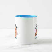 Ontspannen Shiba Inu Art: gewoon een Shiba die laa Mok (Midden)