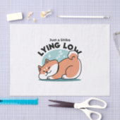 Ontspannen Shiba Inu Art: gewoon een Shiba die laa Tissuepapier (Craft)