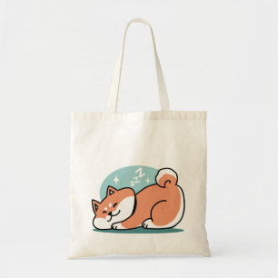 Ontspannen Shiba Inu Art: gewoon een Shiba die laa Tote Bag