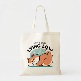 Ontspannen Shiba Inu Art: gewoon een Shiba die laa Tote Bag