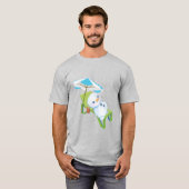 Ontspannen Sneeuwman T-shirt (Voorkant volledig)