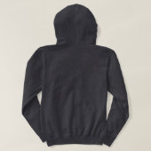Ontspannen strandgezicht  hoodie (Design achterkant)