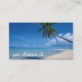 ontspannen visitekaartje (Achterkant)