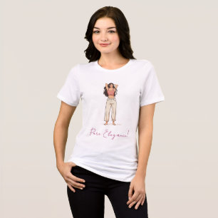 Ontspannen vrouw in Loungewear Tri-Blend Shirt