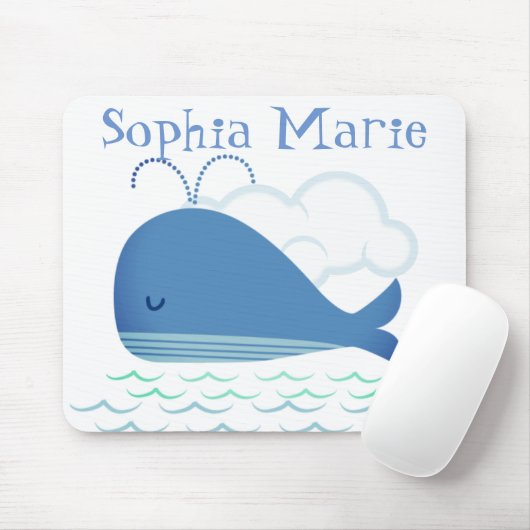 Ontspannen Walvis  Muismat (Met muis)
