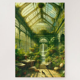 Ontspannen Waterval Greenhouse  Natuur Scene Legpuzzel