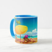 Ontspannen zomer 2025 mok (Voorkant links)