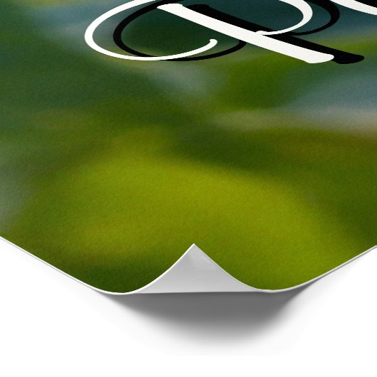 Ontspannen Zonnebloem Afbeelding Gepersonaliseerde Poster (Hoek)