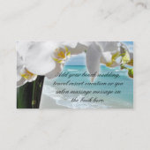 Ontspannend Beach Orchid Visitekaartje (Achterkant)