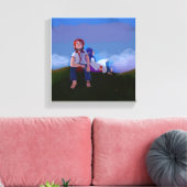 Ontspannend Canvas Afdruk (Insitu (Woonkamer))