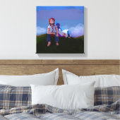 Ontspannend Canvas Afdruk (Insitu (Slaapkamer))