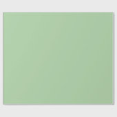 Ontspannend Groen Lentekleur en Zomertrendkleur Cadeaupapier (Vlak)
