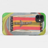 Ontspannend konijn Hakuna Matata Vector Kunstwerk Case-Mate iPhone Case (Achterkant (horizontaal))