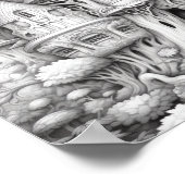 Ontspannend Landschapskleurend Poster (Hoek)