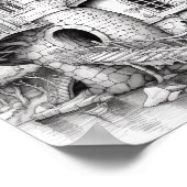 Ontspannend Landschapskleurend Poster (Hoek)