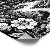 Ontspannend Landschapskleurend Poster (Hoek)