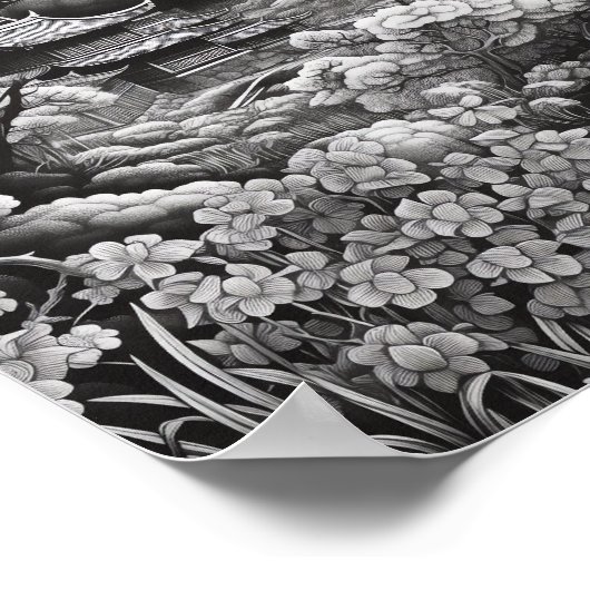 Ontspannend Landschapskleurend Poster (Hoek)