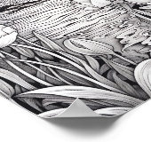 Ontspannend Landschapskleurend Poster (Hoek)