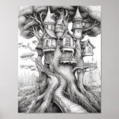 Ontspannend Landschapskleurend Poster (Voorkant)