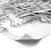 Ontspannend Landschapskleurend Poster (Hoek)