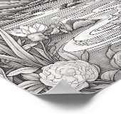 Ontspannend Landschapskleurend Poster (Hoek)