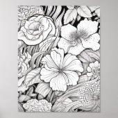 Ontspannend Landschapskleurend Poster (Voorkant)