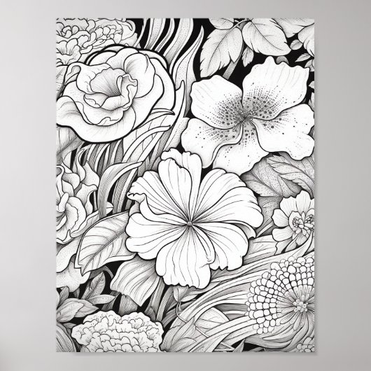 Ontspannend Landschapskleurend Poster (Voorkant)