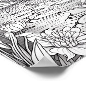 Ontspannend Landschapskleurend Poster (Hoek)