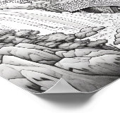 Ontspannend Landschapskleurend Poster (Hoek)