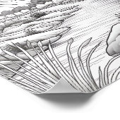 Ontspannend Landschapskleurend Poster (Hoek)