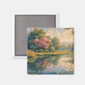 Ontspannend schilderij magneet (Voorkant / Achterkant)