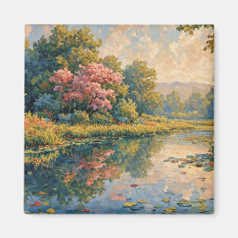 Ontspannend schilderij magneet