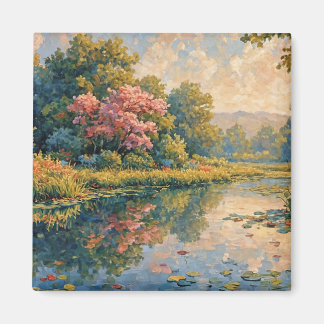 Ontspannend schilderij magneet