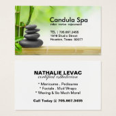 Ontspannend Spa Visitekaartje (Voorkant /achterkant)