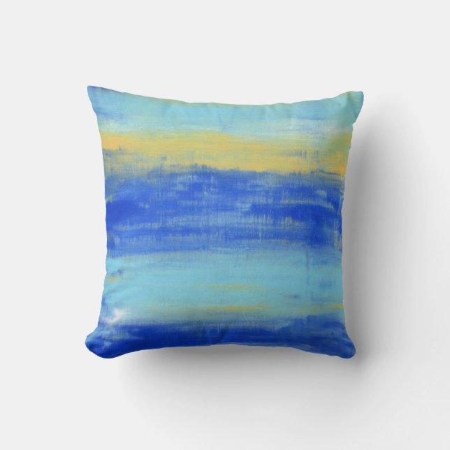Ontspannend strand Aqua Turquiose Nautical Kussen (Voorkant)