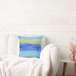Ontspannend Strand Aqua Turquoise Nautisch Kussen